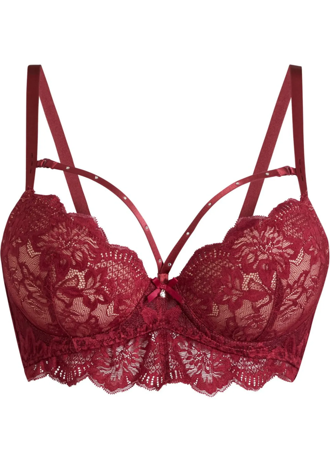 bonprix bonprix Sujetador con tirantes desmontables Rojo azalea Sale