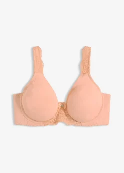 bonprix bonprix Sujetador de camiseta con tirantes acolchados papaya suave Sale