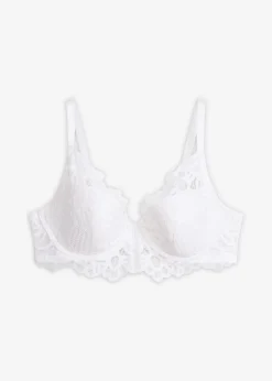 bonprix bonprix Sujetador de encaje elegante Blanco New
