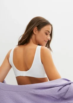 bonprix bonprix Sujetador de lactancia Negro-blanco Sale