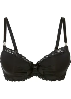 bonprix bonprix Sujetador de poliamida reciclada Negro New