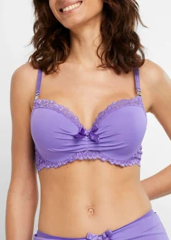 bonprix bonprix Sujetador de poliamida reciclada lila claro Discount