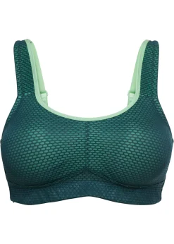 bonprix bonprix Sujetador deportivo con gran sujeción Verde azulado-menta suave Hot