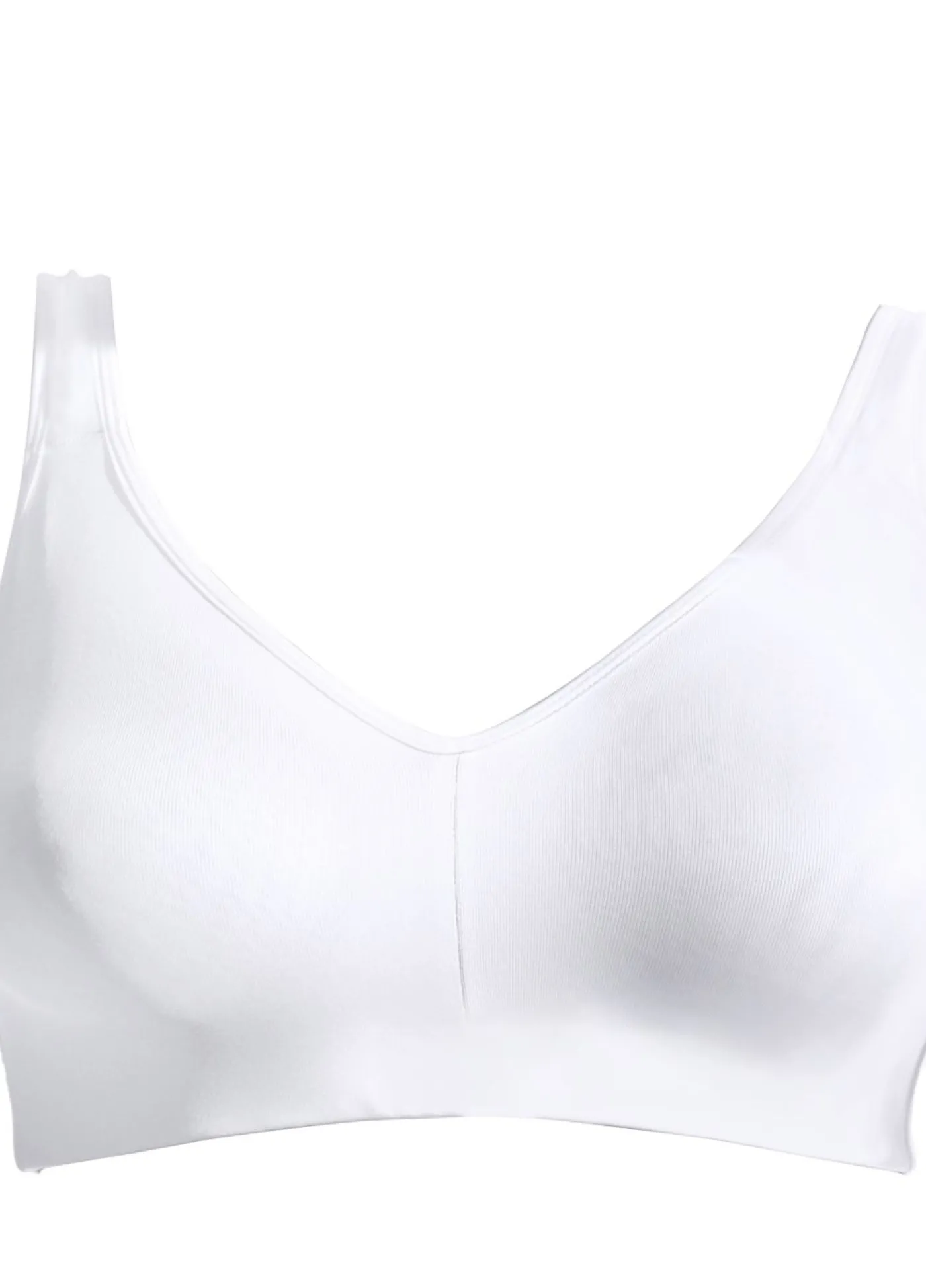 bonprix bonprix Sujetador deportivo con sujeción media Blanco Discount