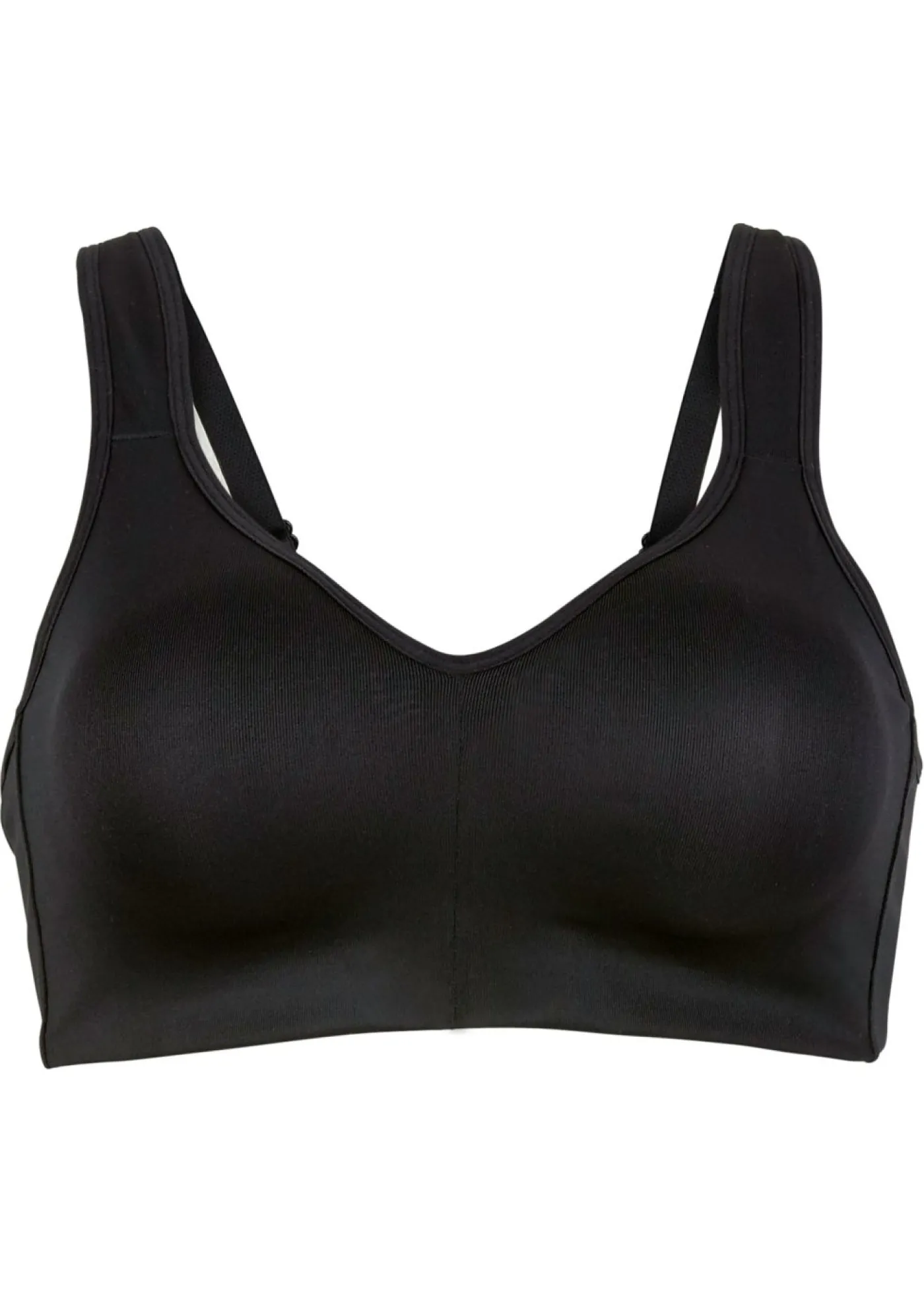 bonprix bonprix Sujetador deportivo con sujeción media Negro Hot