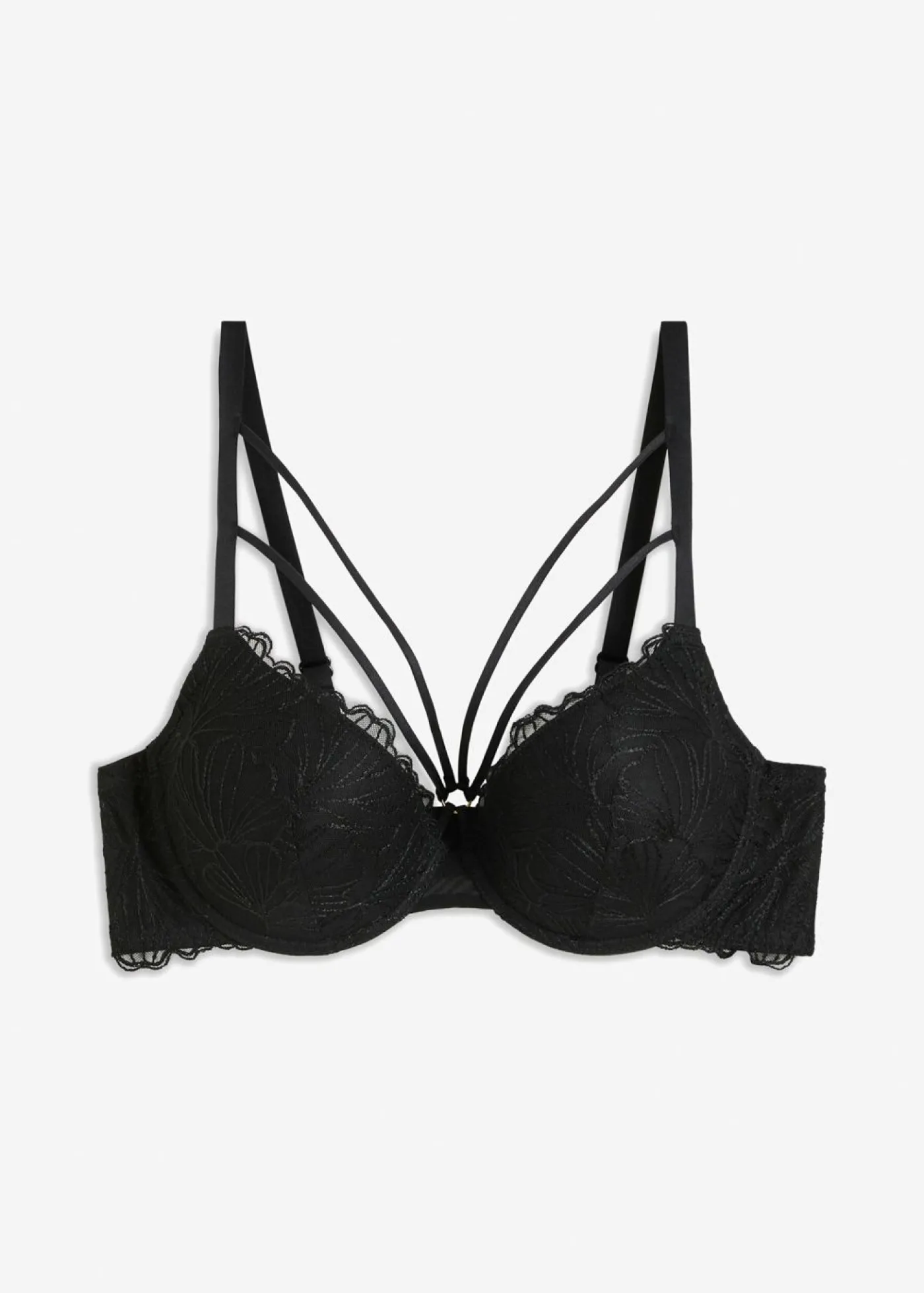 bonprix bonprix Sujetador push-up con aros Negro Discount