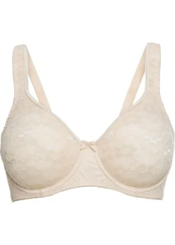 bonprix bonprix Sujetador reductor con tirantes acolchados Nude New