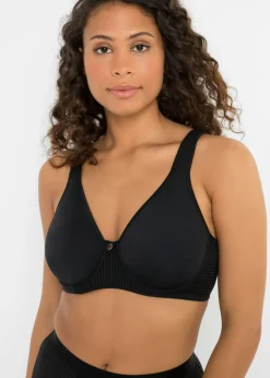 bonprix bonprix Sujetador reductor con tirantes acolchados Negro Outlet