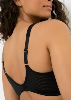 bonprix bonprix Sujetador reductor con tirantes acolchados Negro Outlet