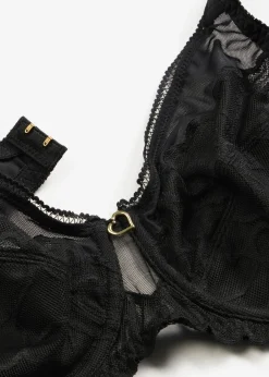 bonprix bonprix Sujetador reductor con tirantes acolchados Negro New