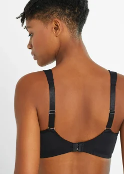 bonprix bonprix Sujetador reductor con tirantes acolchados Negro Outlet