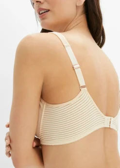 bonprix bonprix Sujetador reductor con tirantes acolchados Beige-arena Discount