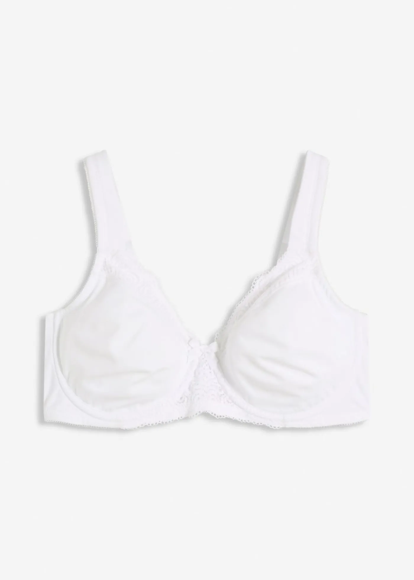 bonprix bonprix Sujetador reductor con tirantes acolchados Blanco Hot