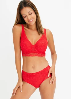 bonprix bonprix Sujetador reductor de encaje con aros y lentejuelas elegantes fresa Discount