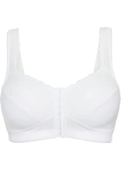 bonprix bonprix Sujetador reductor sin aros con cierre frontal Blanco Hot