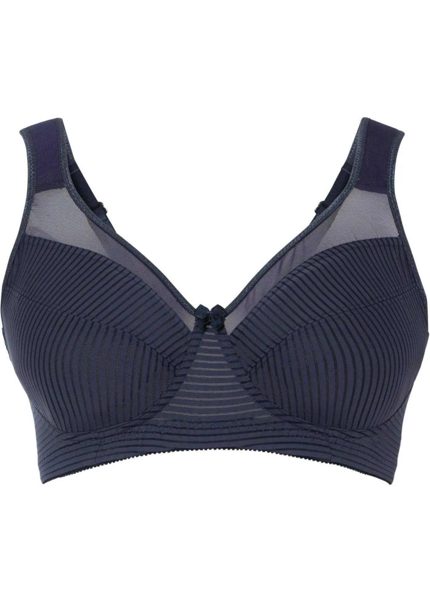 bonprix bonprix Sujetador reductor sin aros con tirantes acolchados Azul oscuro Best