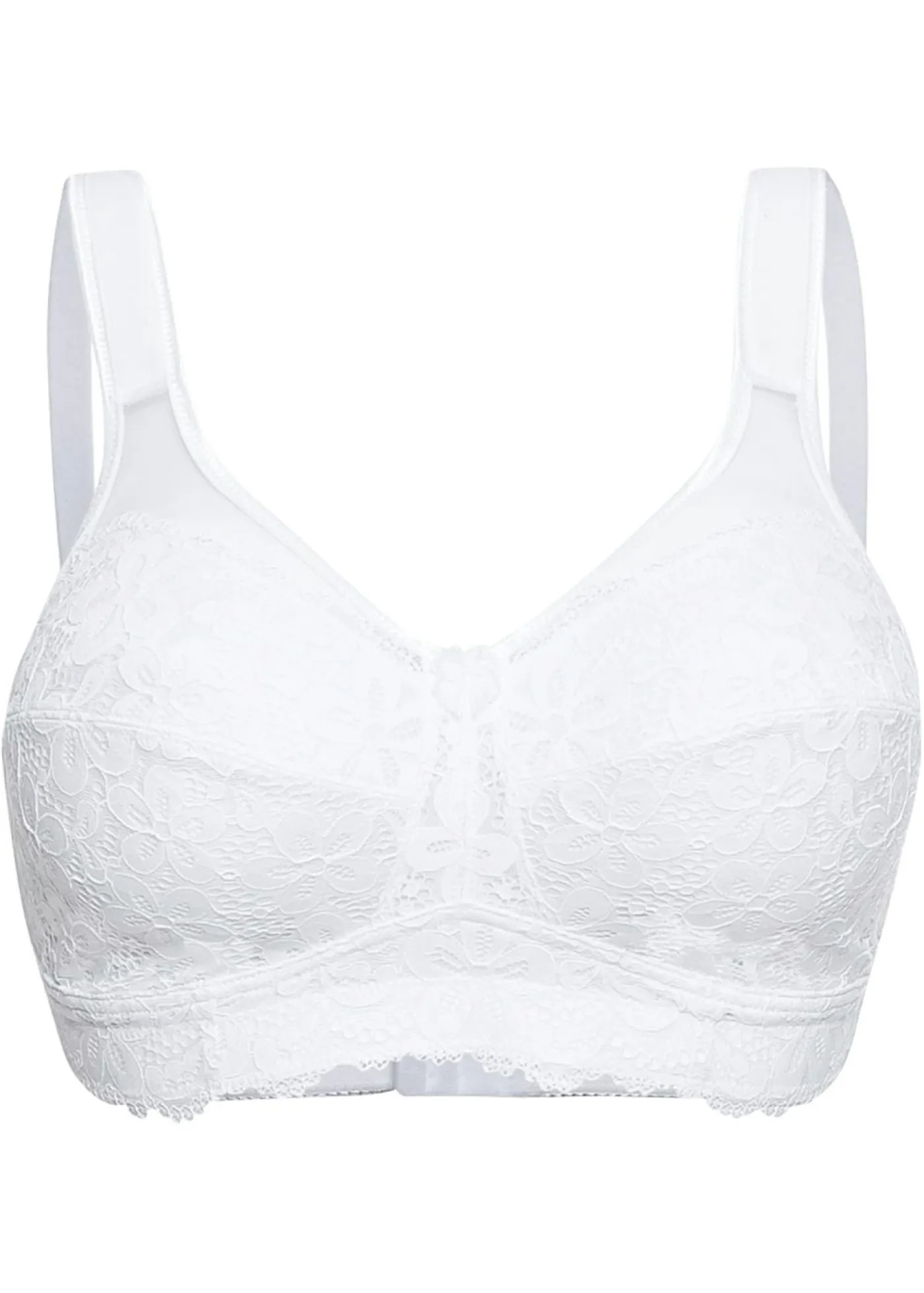 bonprix bonprix Sujetador reductor sin aros con tirantes acolchados Blanco New