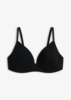 bonprix bonprix Sujetador sin aros con algodón orgánico Negro Online