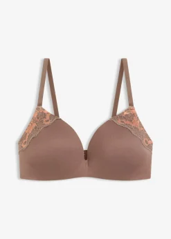 bonprix bonprix Sujetador sin aros de modal suave marrón arcilla-sorbete de chocolate Discount