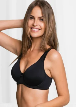 bonprix bonprix Sujetador tipo camiseta con aros Negro New