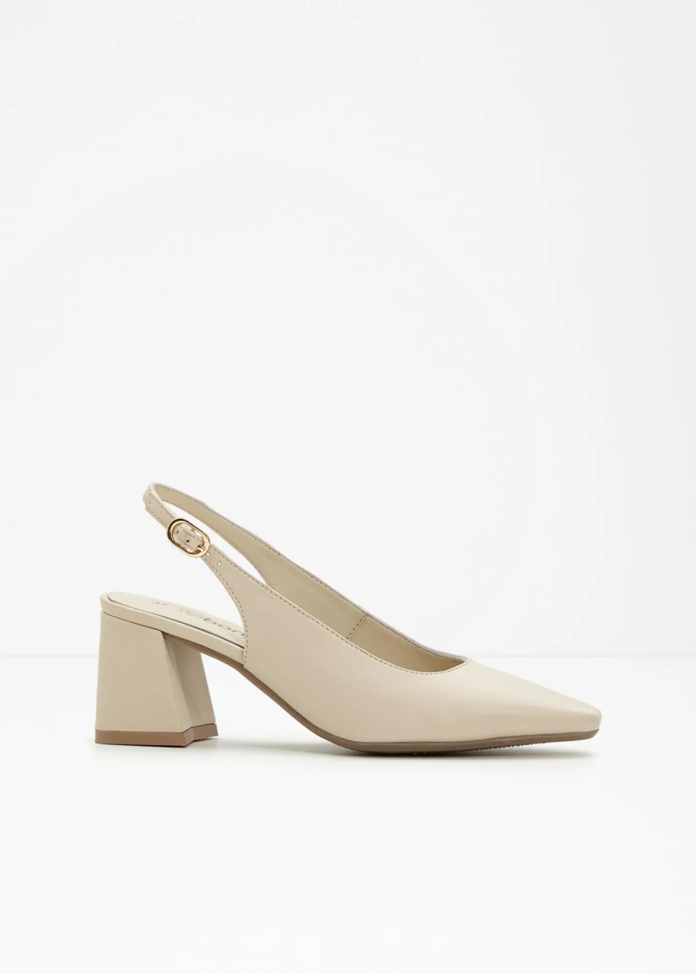 bonprix bonprix Tacones de piel Arena claro New