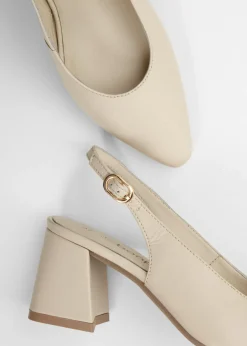 bonprix bonprix Tacones de piel Arena claro New