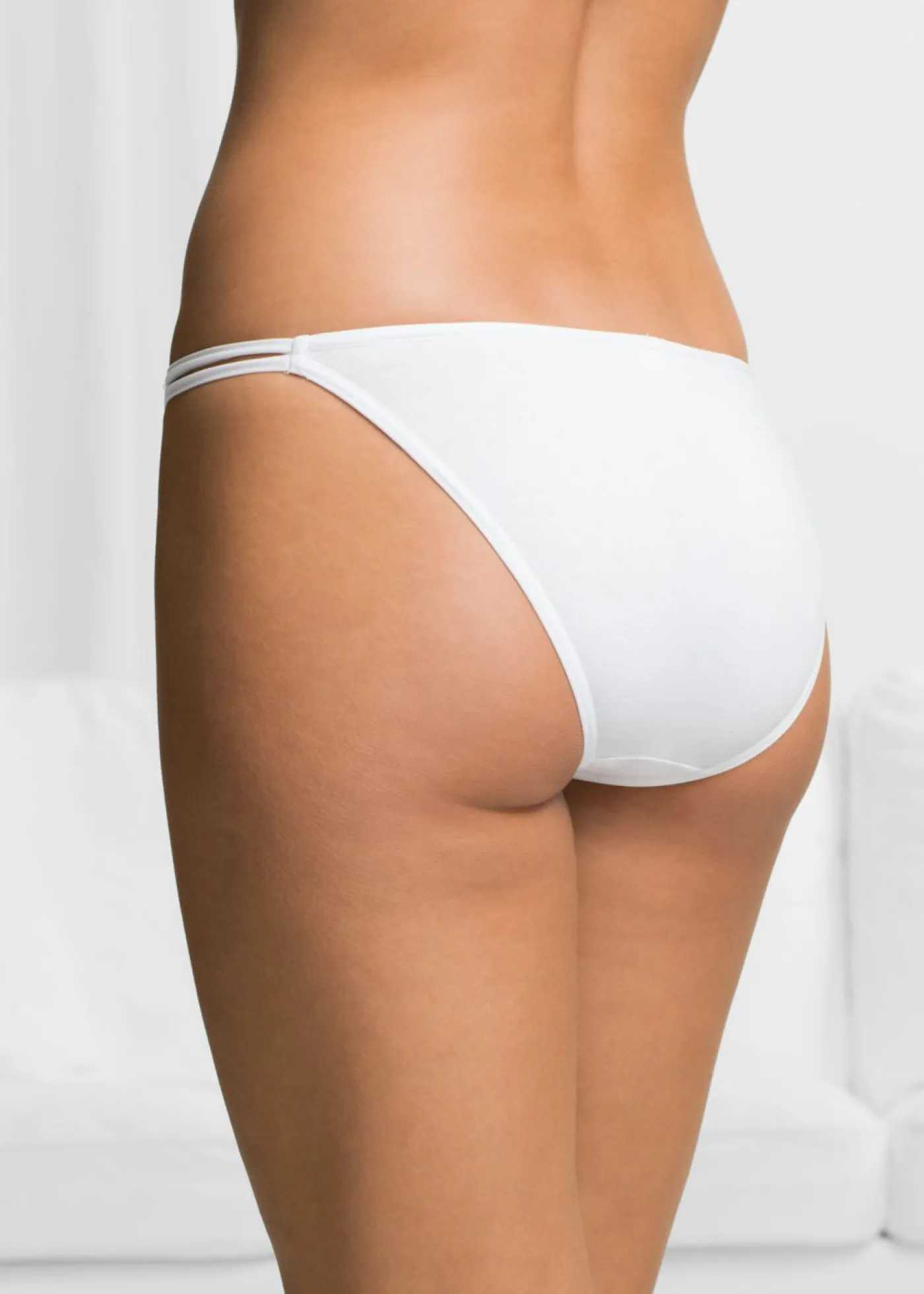 bonprix bonprix Tanga (6 unidades) negro-blanco-gris