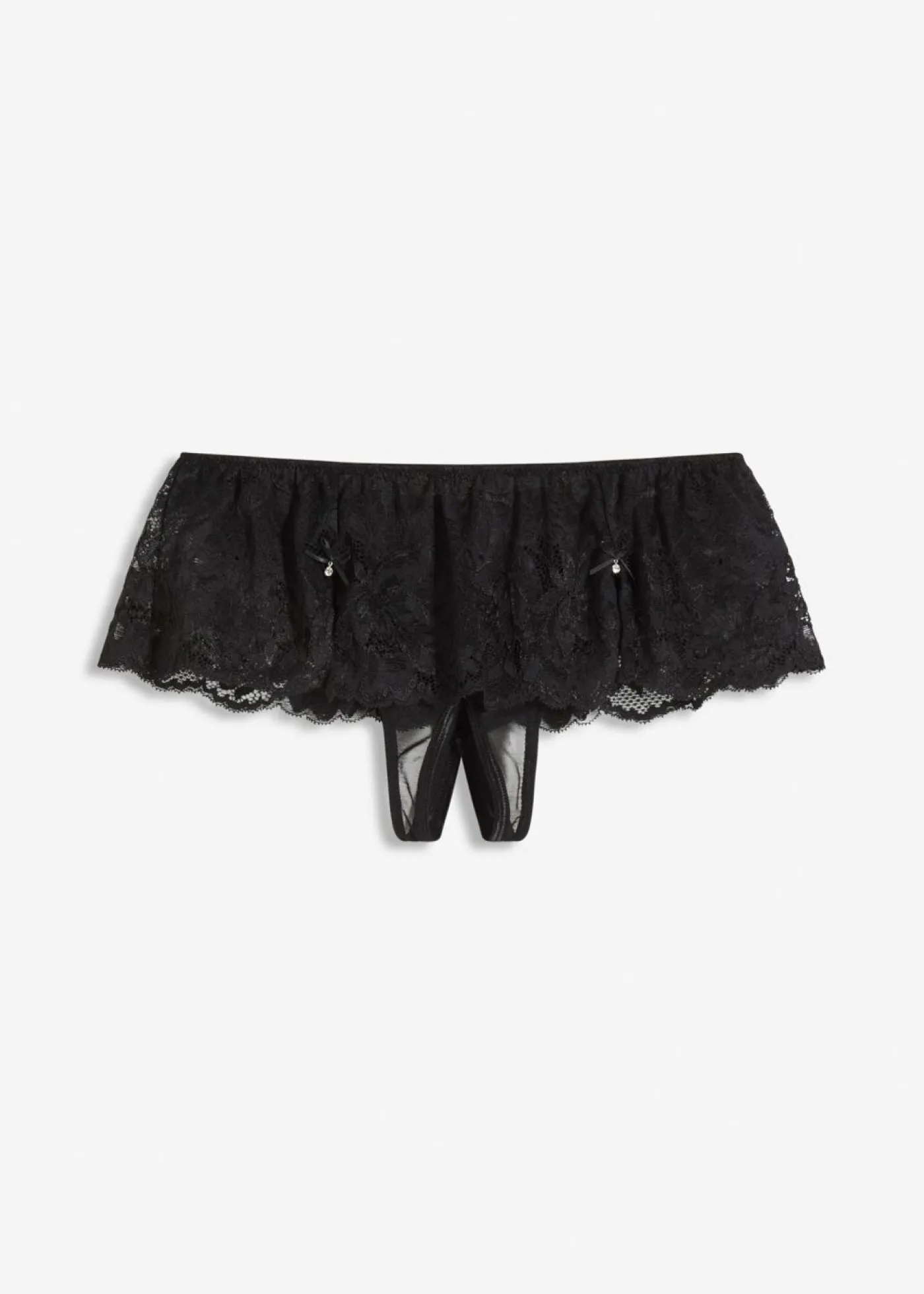 bonprix bonprix Tanga con abertura Negro