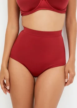 bonprix bonprix Tanga con efecto brillante y efecto moldeador ligero (2 unidades) negro+rojo atardecer Discount