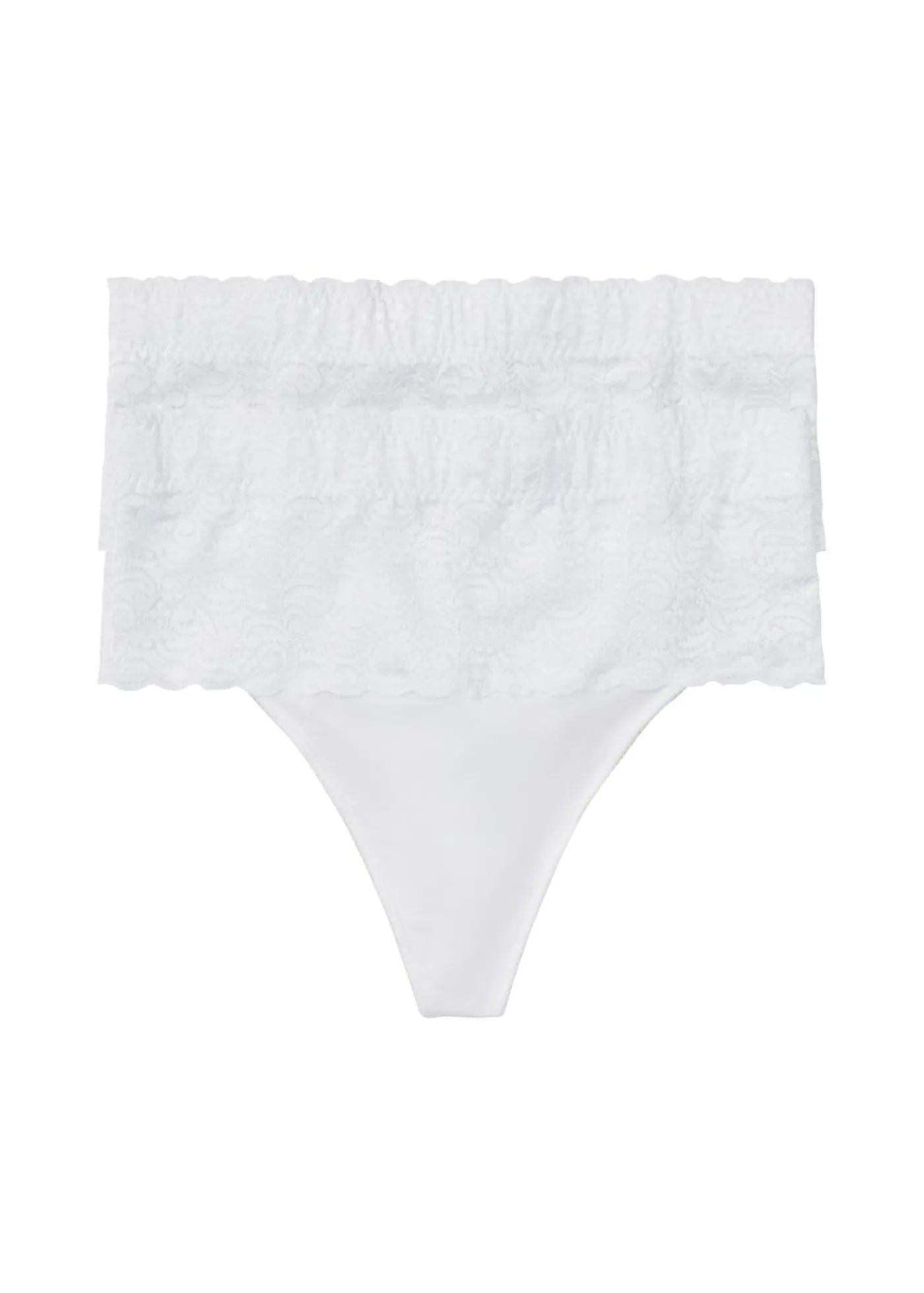 bonprix bonprix Tanga con efecto moldeador medio (2 unidades) Blanco Hot