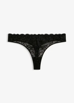 bonprix bonprix Tanga en V Negro Outlet