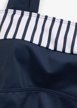 bonprix bonprix Tankini (2 piezas) con tirantes anchos Azul marino