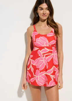 bonprix bonprix Tankini largo (2 piezas) amapola-rosa vintage Discount