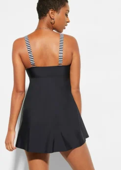 bonprix bonprix Tankini largo (2 piezas) con braguita high waist Negro Outlet