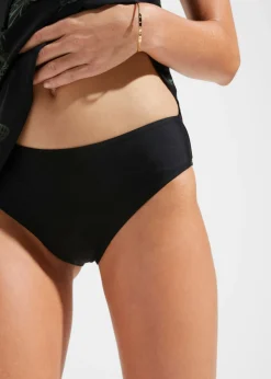 bonprix bonprix Tankini largo con escote en V (2 piezas) negro/oliva Clearance