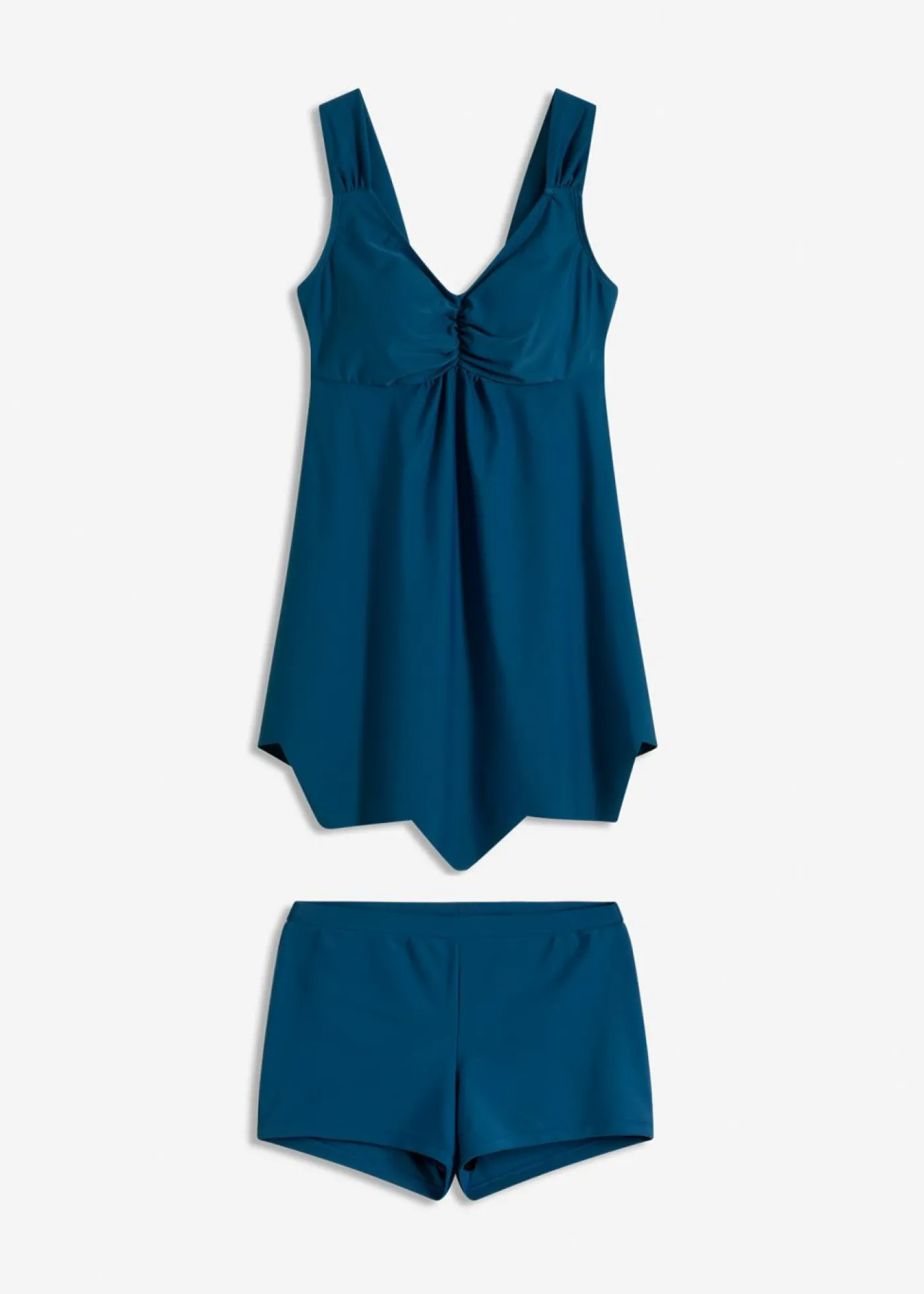 bonprix bonprix Tankini largo con tirantes anchos (2 piezas) Petróleo azul Sale