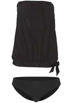 bonprix bonprix Tankini oversize con tirantes desmontables (2 piezas) Negro Best
