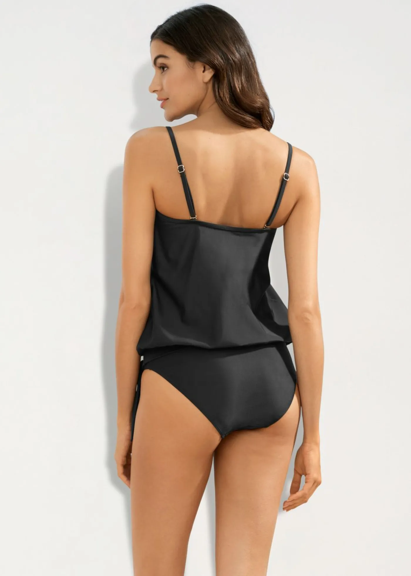bonprix bonprix Tankini oversize con tirantes desmontables (2 piezas) Negro Best