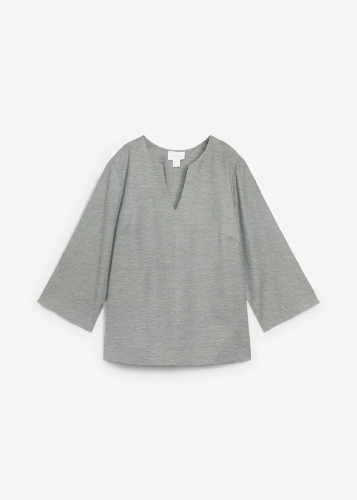 bonprix bonprix Túnica con lana Gris jaspeado Outlet