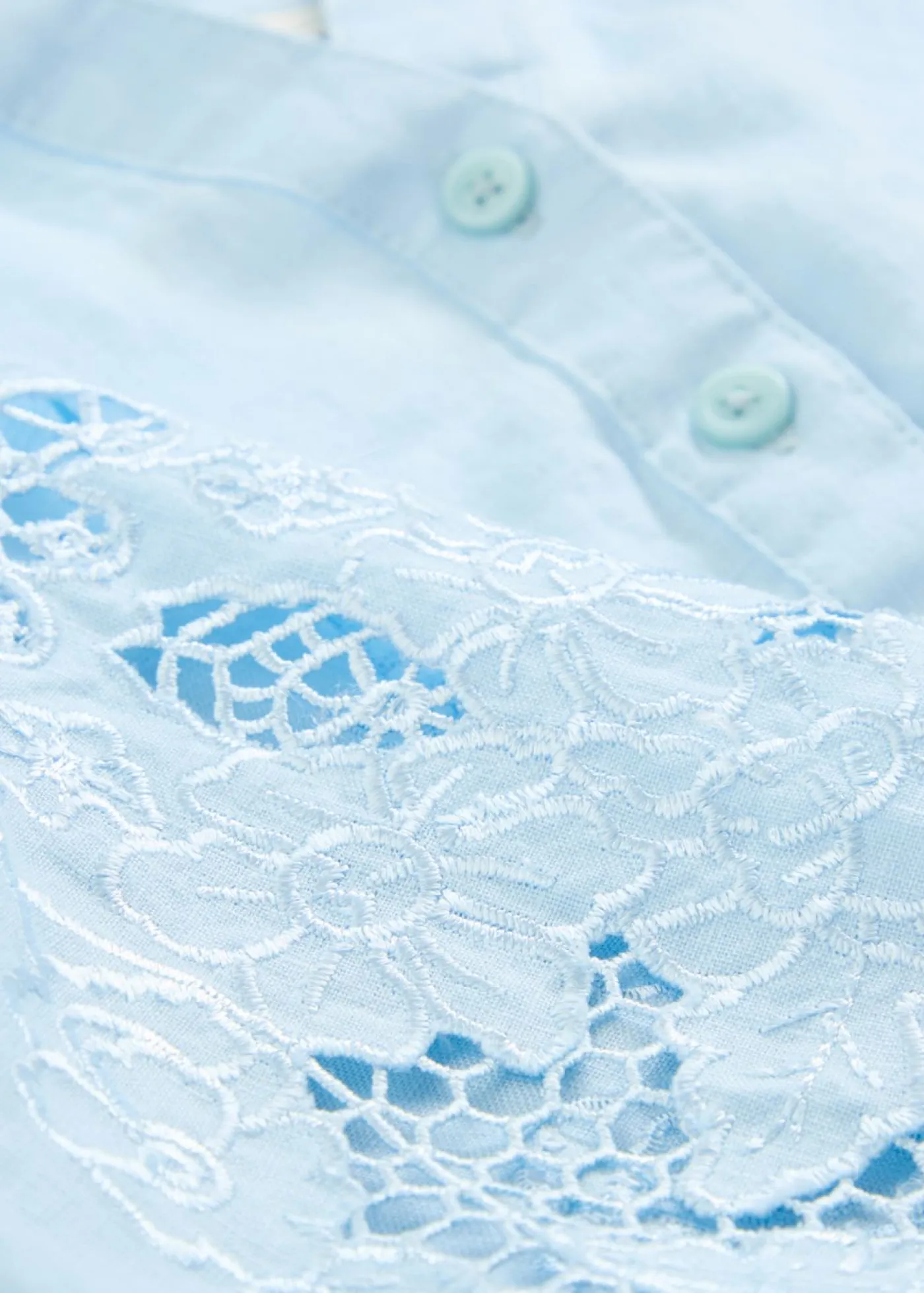 bonprix bonprix Túnica de lino puro Azul hielo Clearance