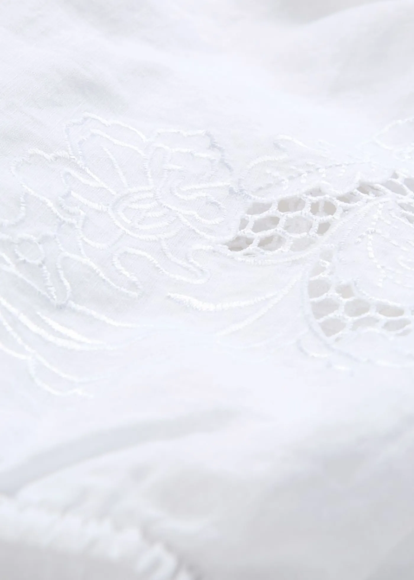 bonprix bonprix Túnica de lino puro Blanco Discount