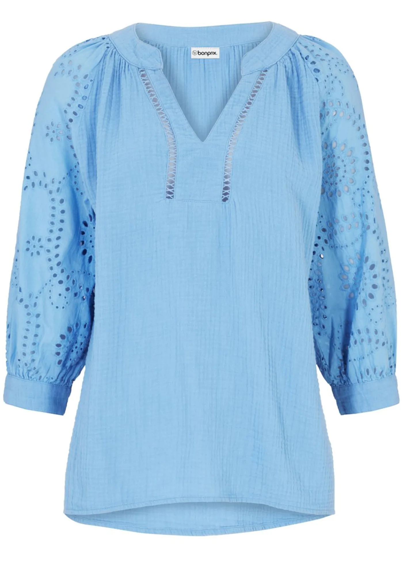 bonprix bonprix Túnica de muselina ligera azul provenzal Best
