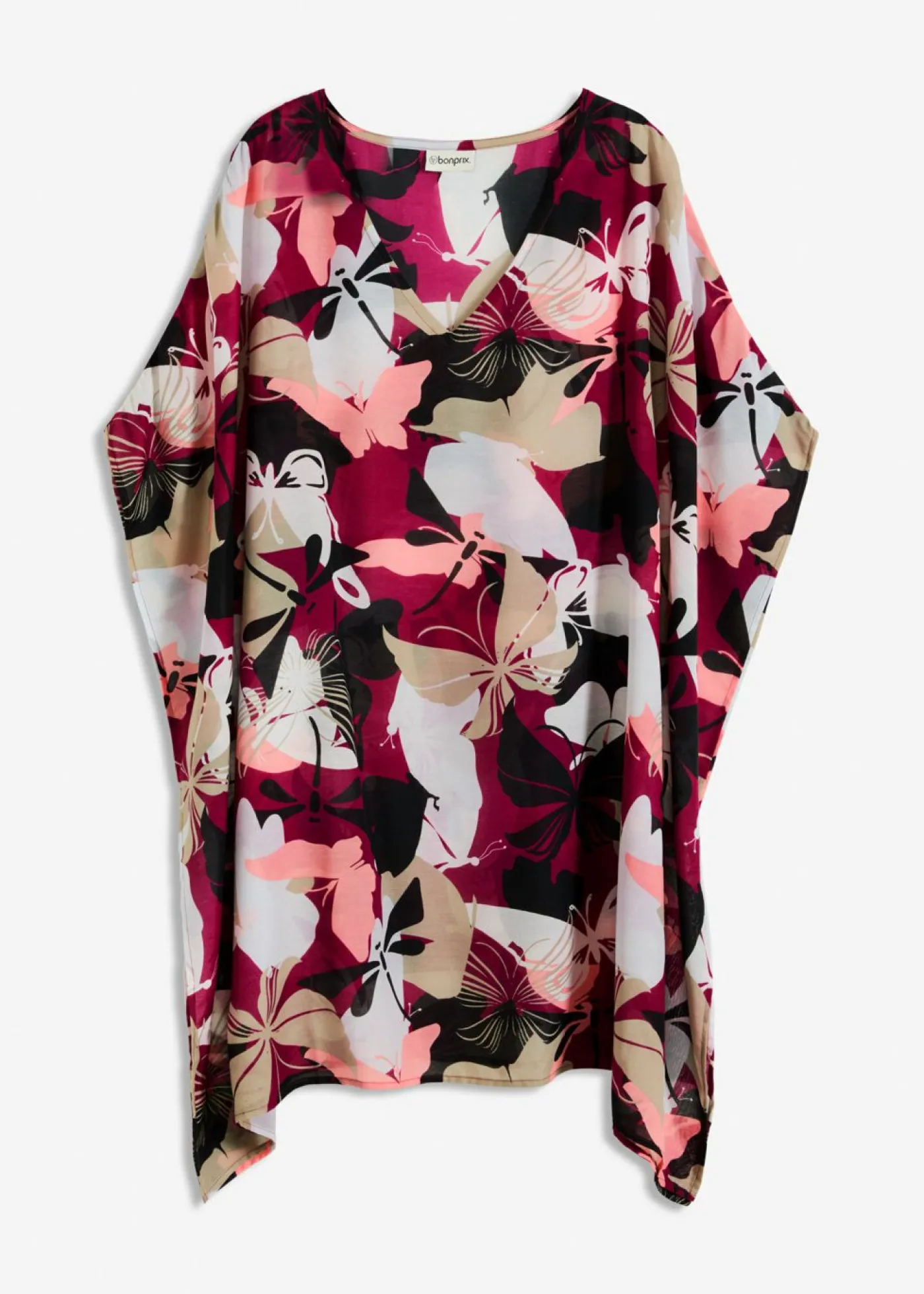 bonprix bonprix Túnica de playa oversize Baya con estampado gráfico Best