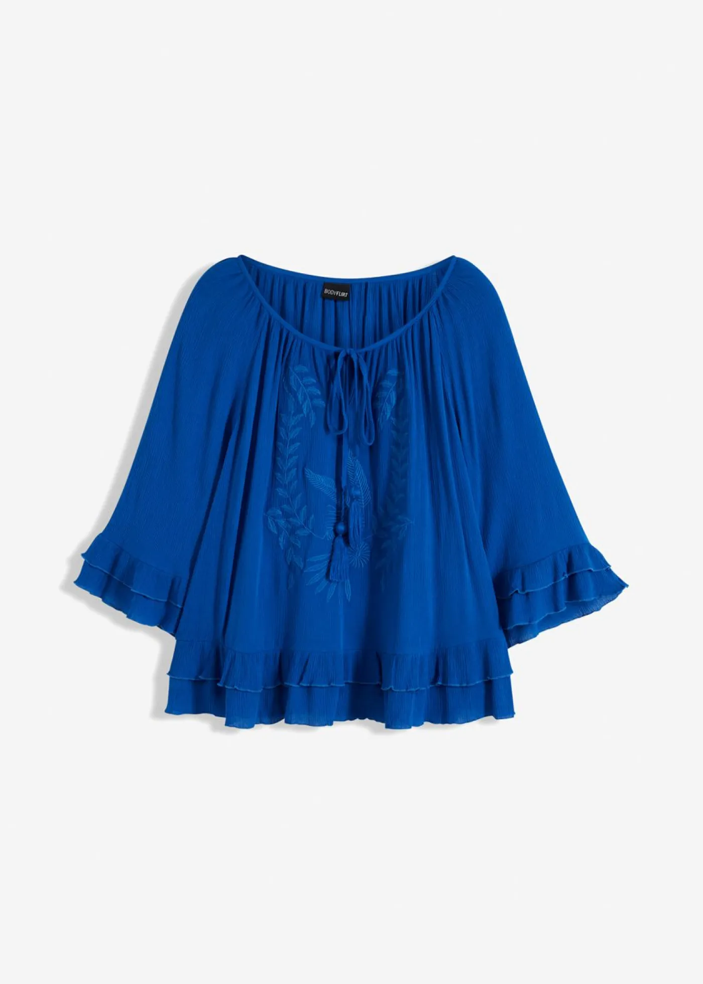 bonprix bonprix Túnica de viscosa suave Azul ártico Best