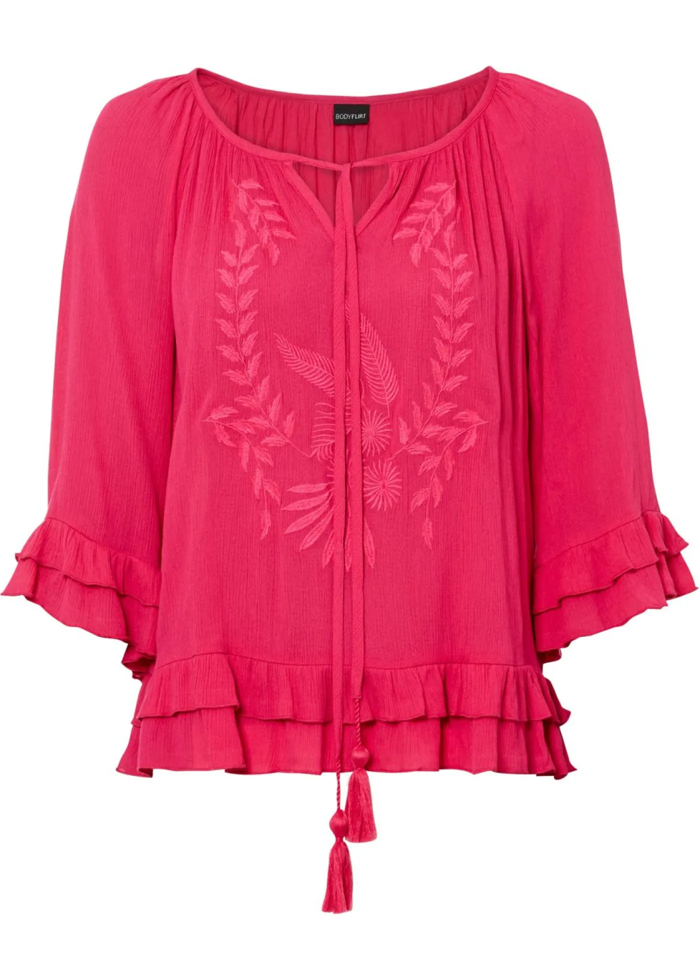 bonprix bonprix Túnica de viscosa suave Pink lady