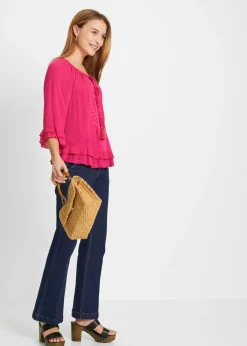 bonprix bonprix Túnica de viscosa suave Pink lady