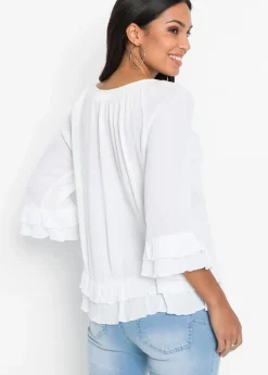 bonprix bonprix Túnica de viscosa suave crema suave Online