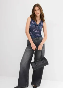 bonprix bonprix Top antracita con flores