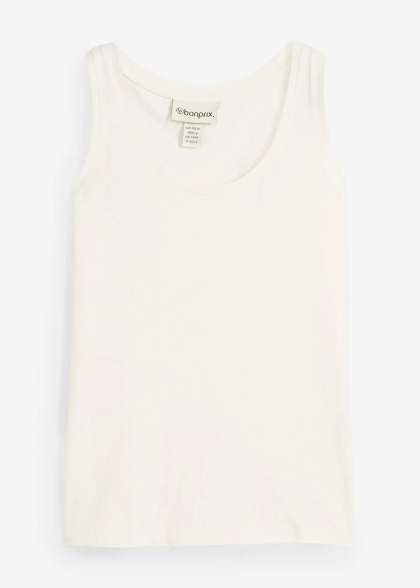 bonprix bonprix Top con contenido de seda Blanco lana