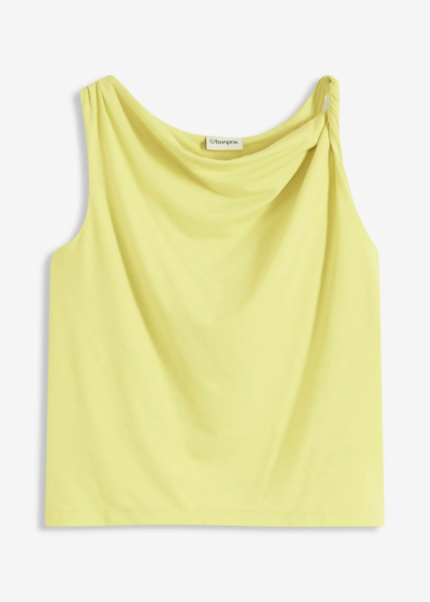 bonprix bonprix Top con detalle anudado Amarillo cítrico Discount